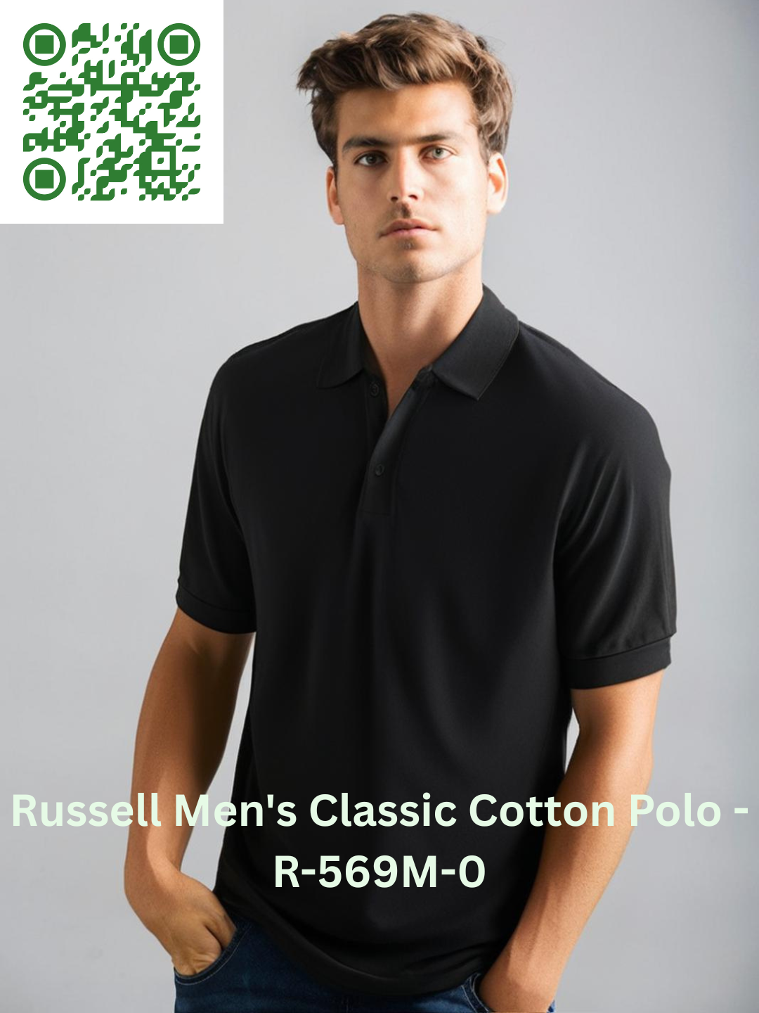 Russell Men's Classic Cotton Polo - R-569M-0