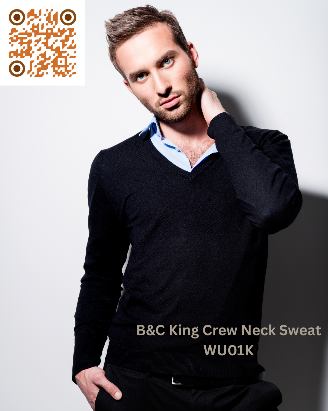B&C King Crew Neck Sweat_° - WU01K