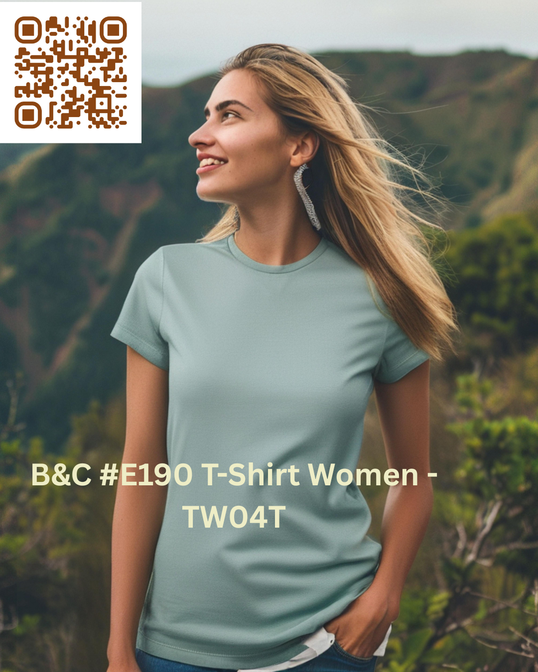 B&C #E190 T-Shirt Women - TW04T