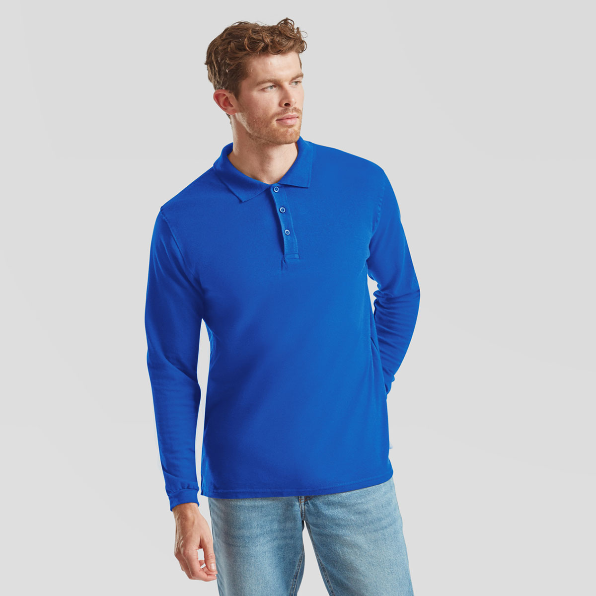 Fruit of the Loom Premium Long Sleeve Polo - 63-310-0