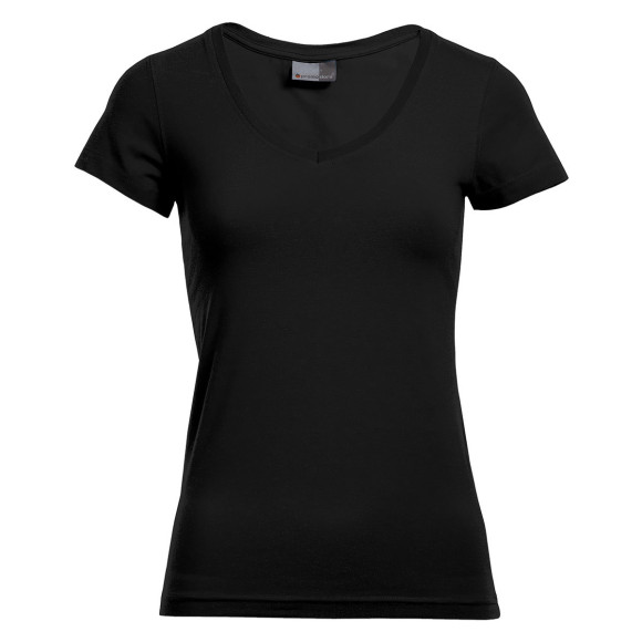 Promodoro Women's Slim Fit V-Neck T - 3086
