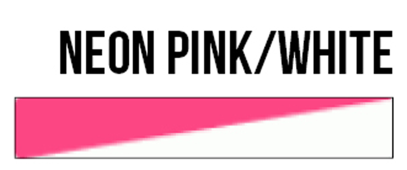Neon Pink White Cap