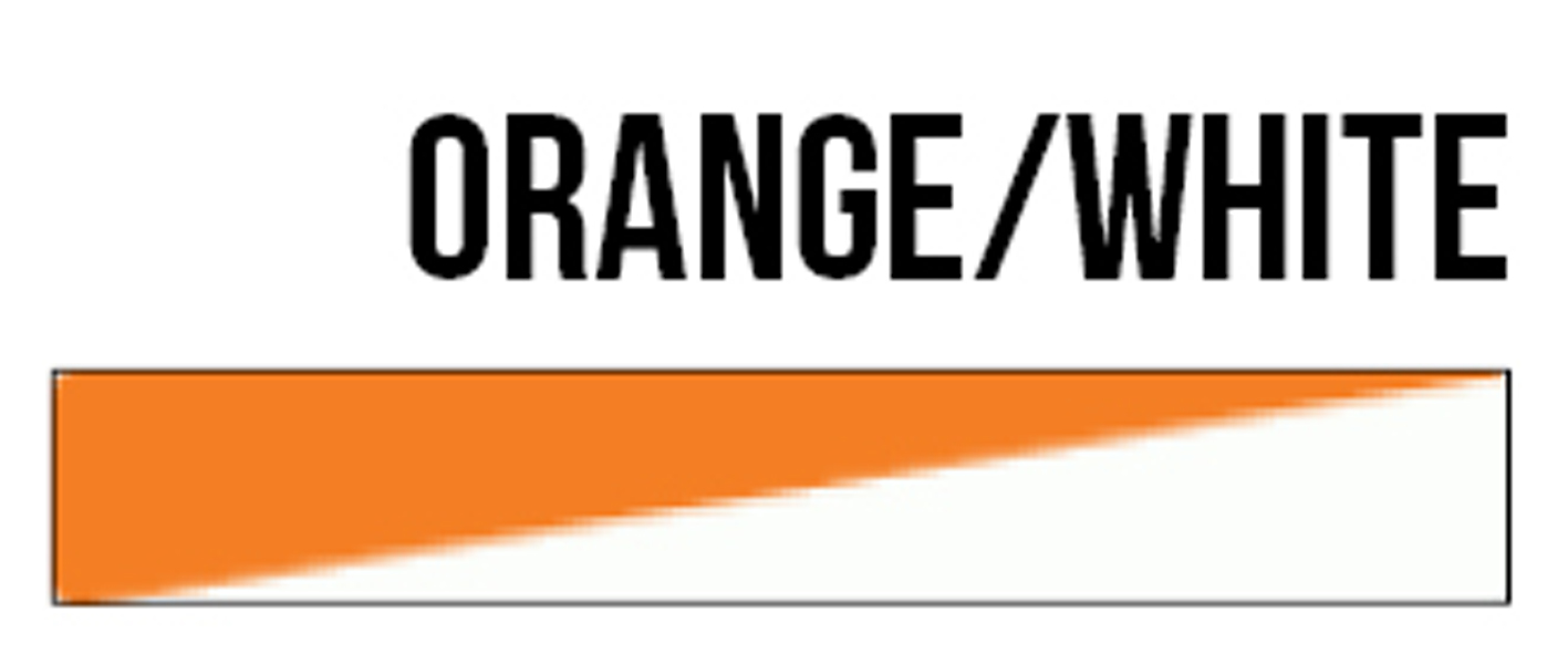 Orange White Cap
